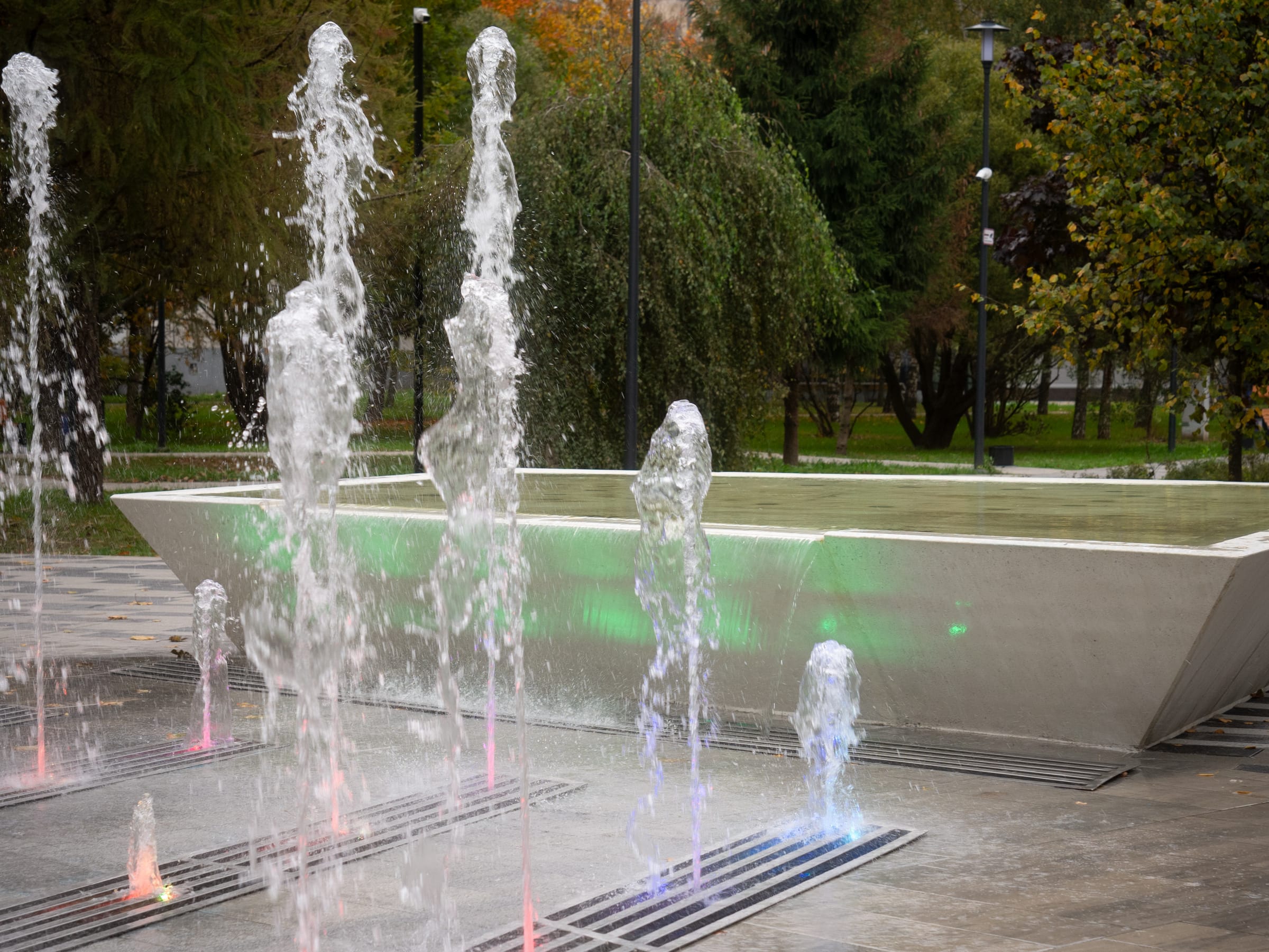 Фонтан в парке Ветеранов